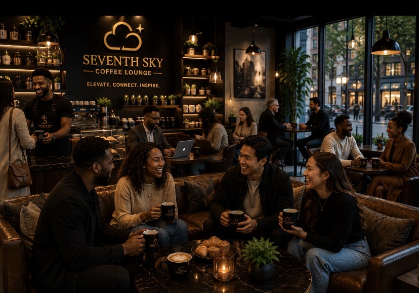 The Seventh Sky Coffee Lounge experience — coffee, community and connection